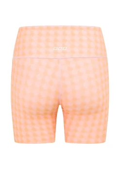 Lorna Jane Reversible Swim No Ride Pocket 16cm Bike Short WatercolourCheckPrint Online