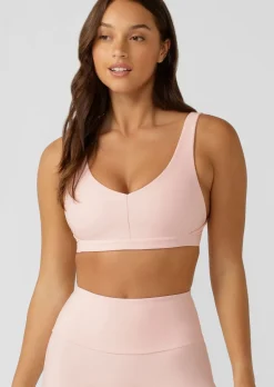 Lorna Jane Reversible Swim Sports Bra WatercolourCheckPrint Clearance