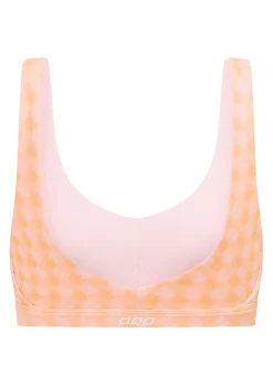 Lorna Jane Reversible Swim Sports Bra WatercolourCheckPrint Clearance