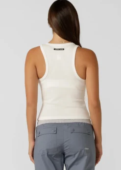 Lorna Jane Scoop Neck Essential Tank Porcelain Sale