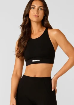 Lorna Jane Sculpt and Support Sports Bra Black