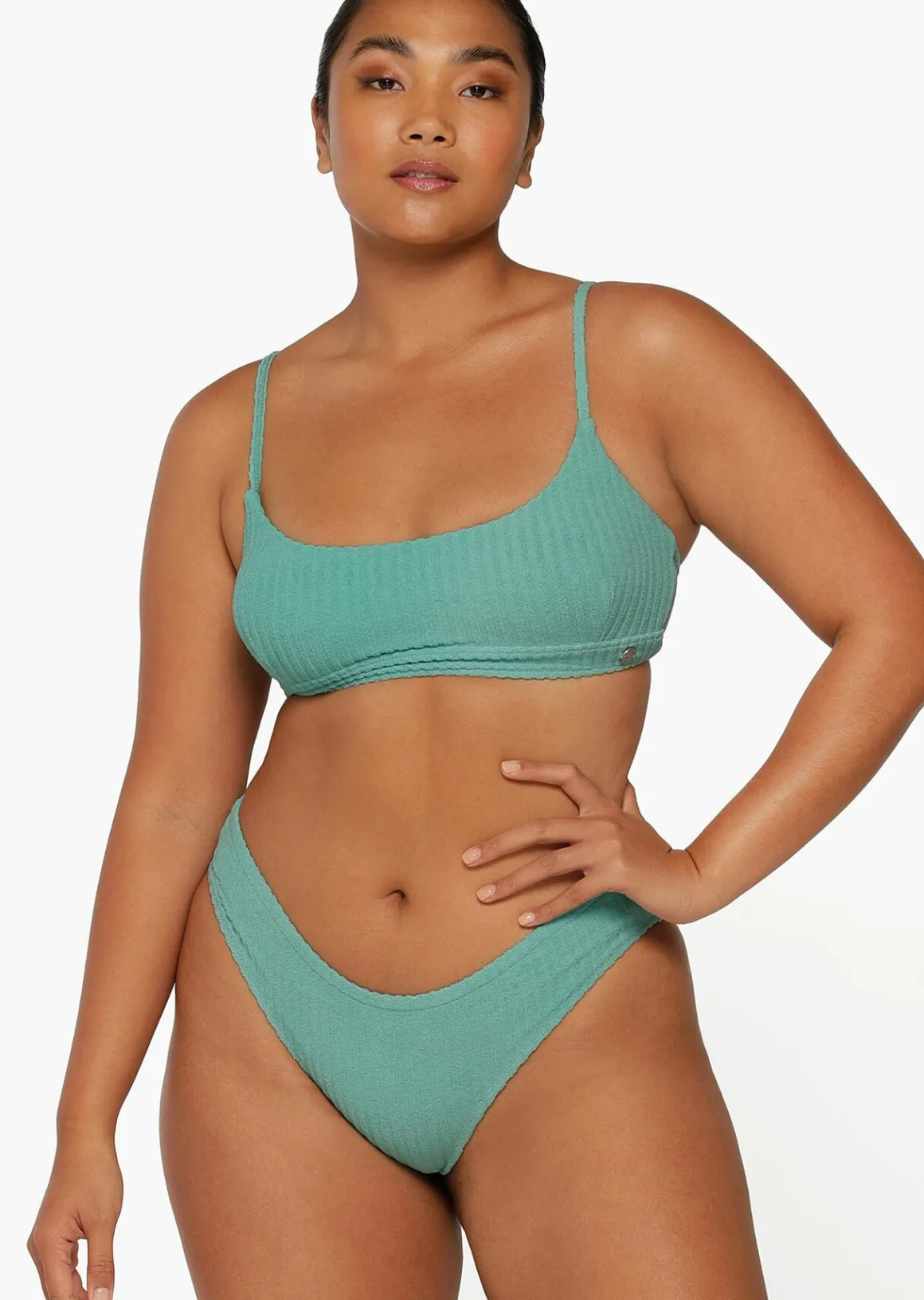 Lorna Jane Sea Salt Terry Swim Bra SeaGrass Online