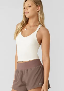Lorna Jane Seamless Crop Tank Bra Combo Porcelain Outlet