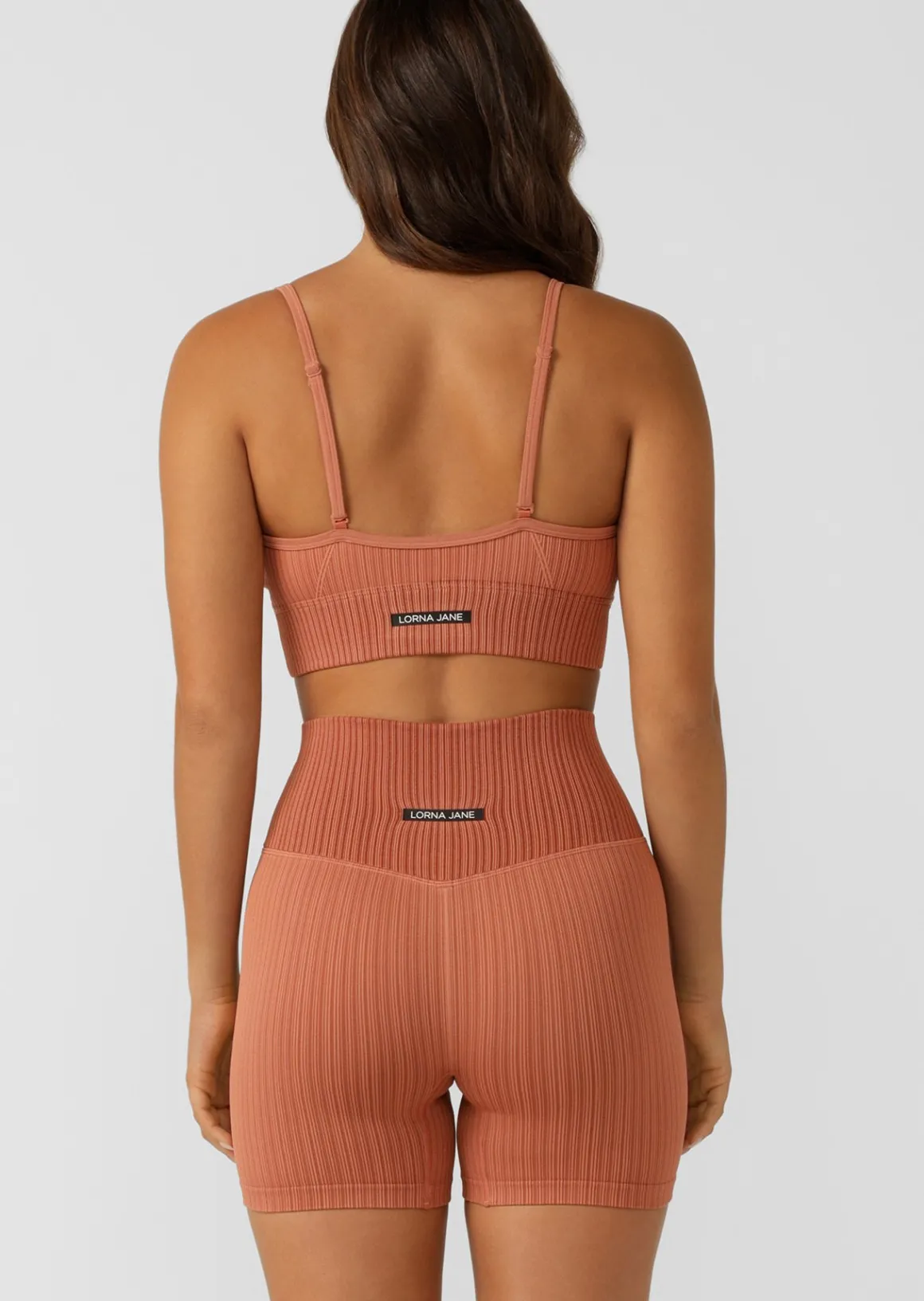 Lorna Jane Seamless Swim Bike Short RUST