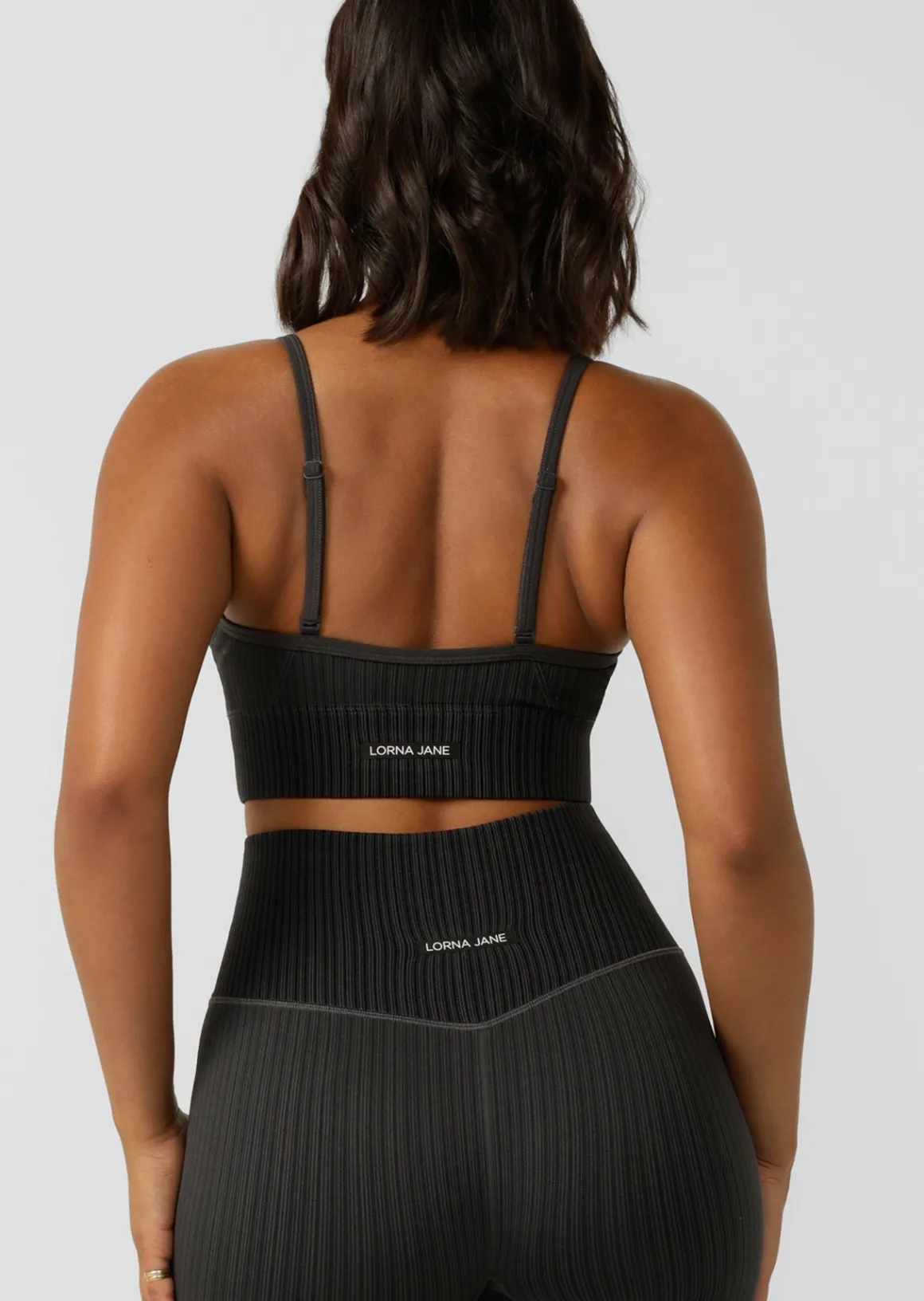 Lorna Jane Seamless Swim Longline Sports Bra Black Online