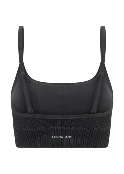 Lorna Jane Seamless Swim Longline Sports Bra Black Online