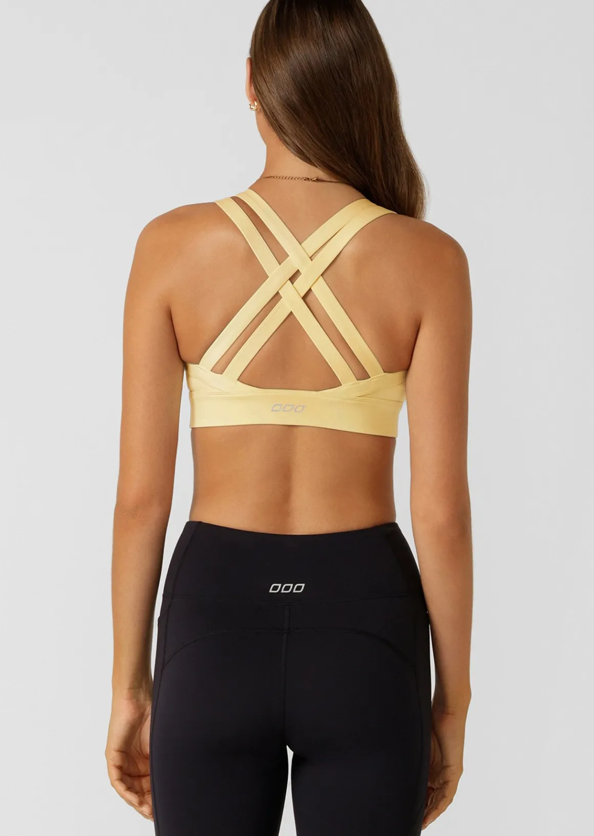 Lorna Jane Shape Up Max Support Bra LemonCream Clearance