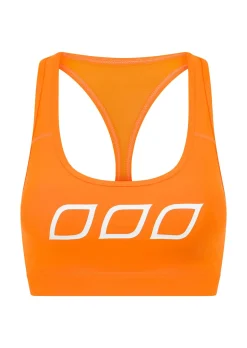 Lorna Jane Skinny Iconic Comfort Sports Bra Papaya Hot