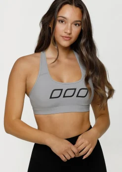Lorna Jane Skinny Iconic Comfort Sports Bra NuGrey Hot