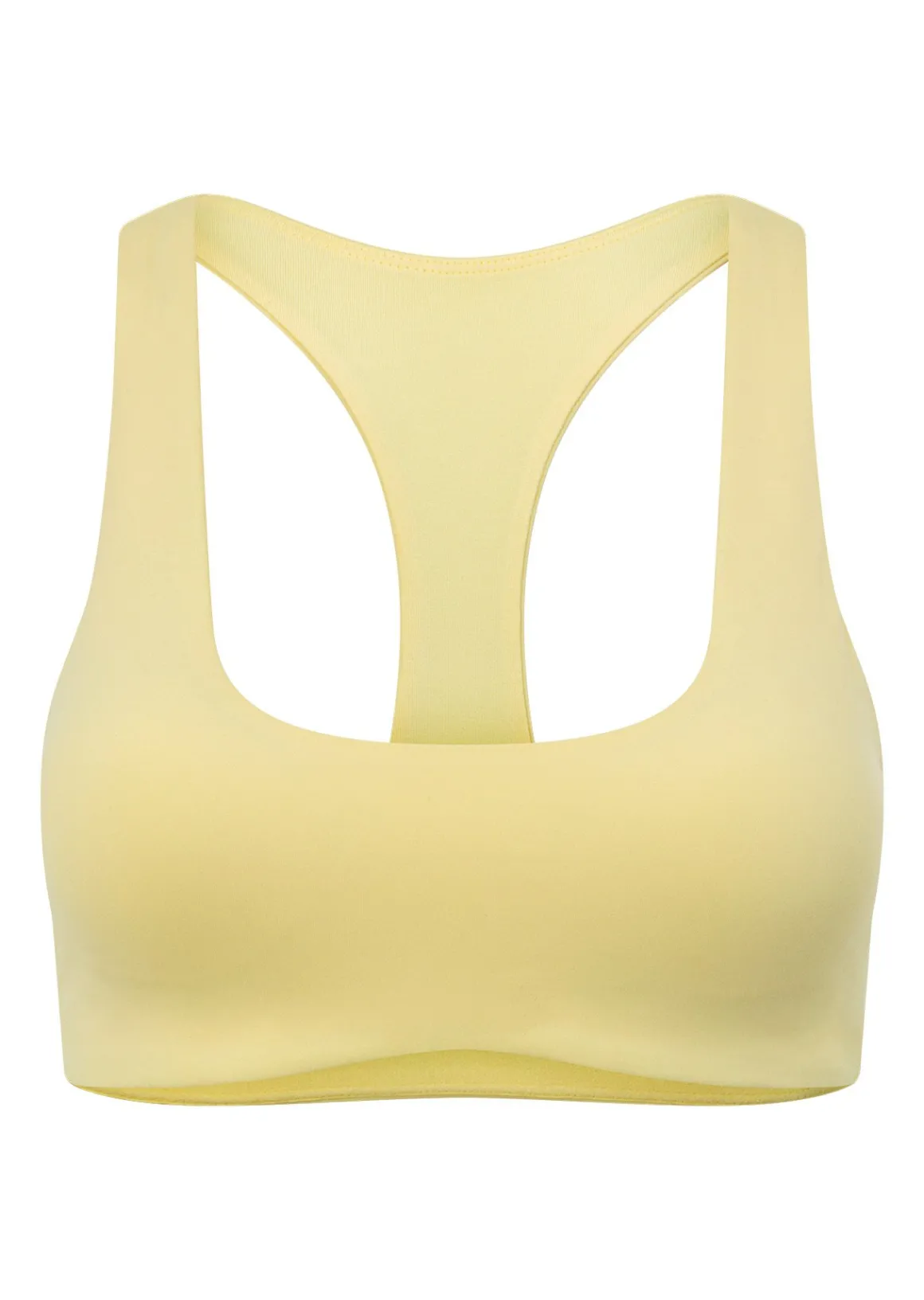 Lorna Jane Sleek Comfort All Day Sports Bra LemonCream Hot