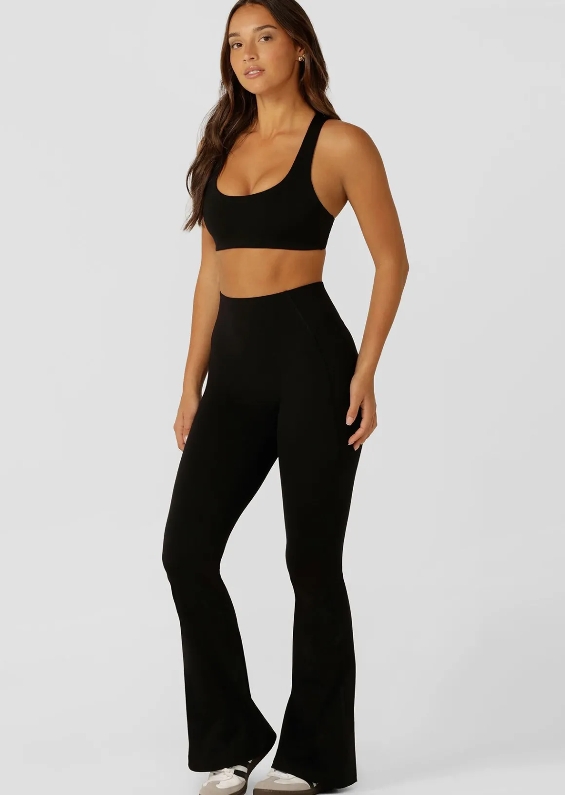 Lorna Jane Soft Sculpt Sports Bra Black