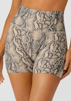 Lorna Jane Soft Serpentine 12cm Bike Shorts SoftSerpentinePrint Discount