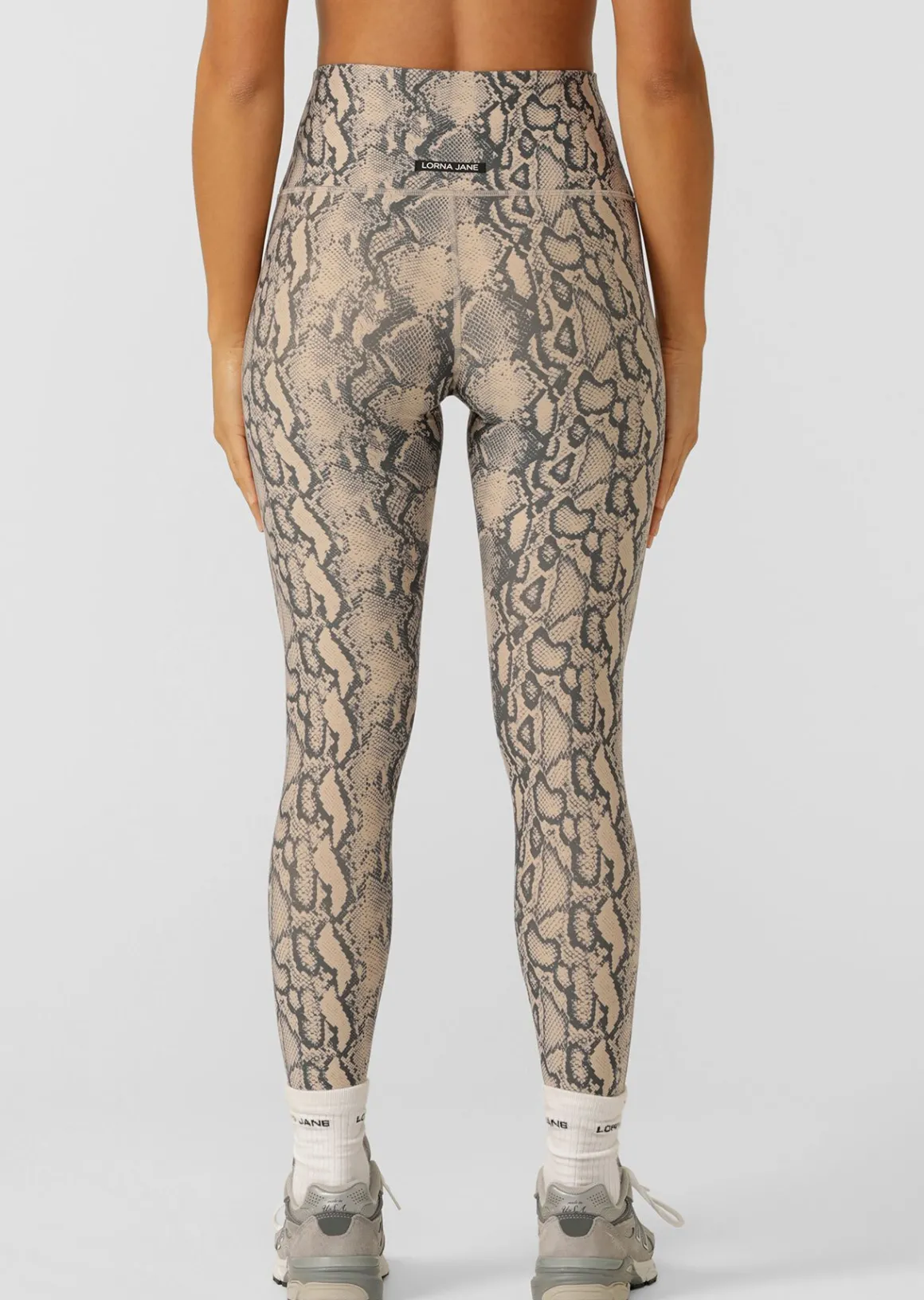 Lorna Jane Soft Serpentine No Ride Ankle Biter Leggings SoftSerpentinePrint Outlet