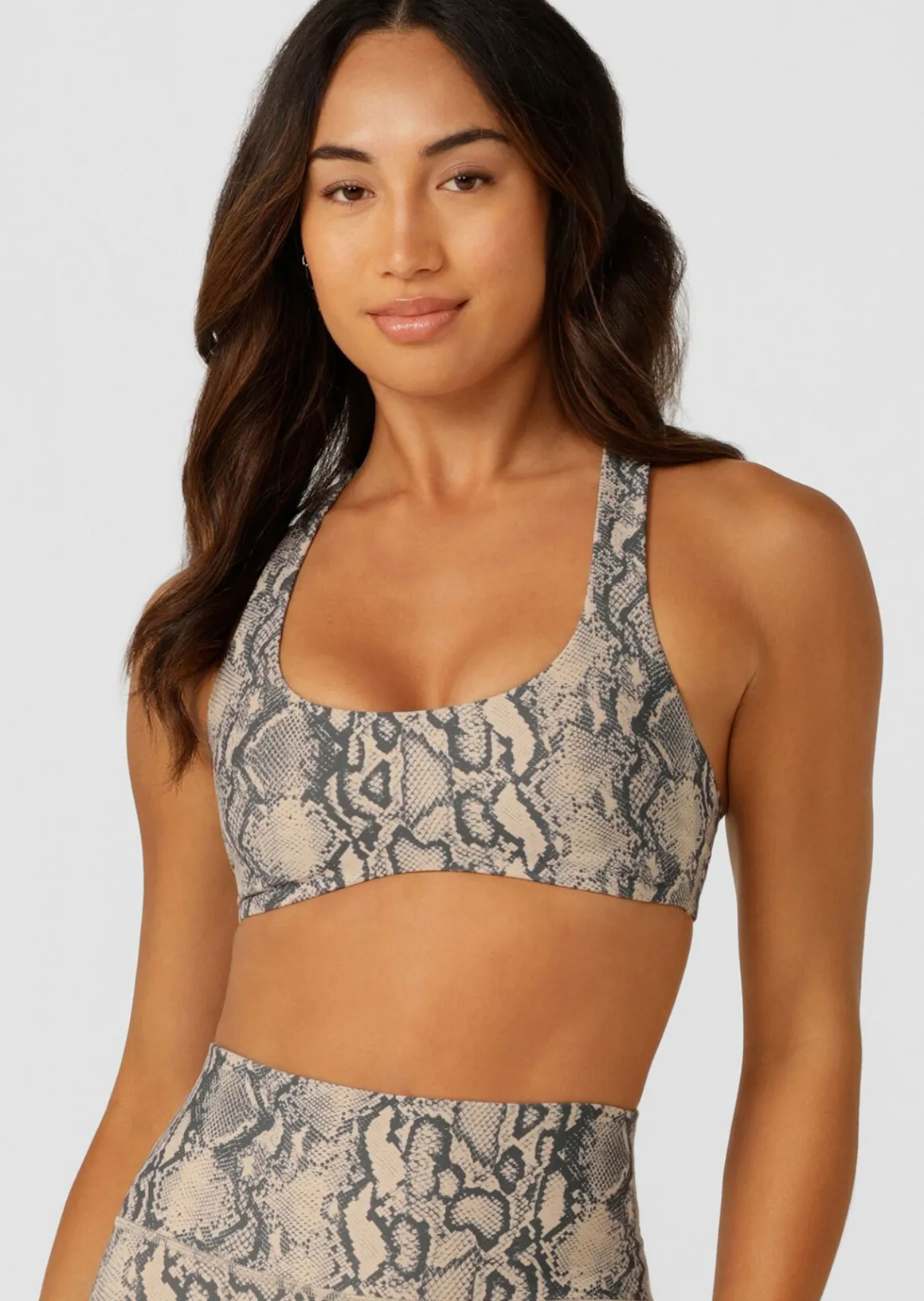 Lorna Jane Soft Serpentine Sports Bra SoftSerpentinePrint Online