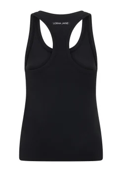 Lorna Jane Speed Circuit Active Rib Tank Black New