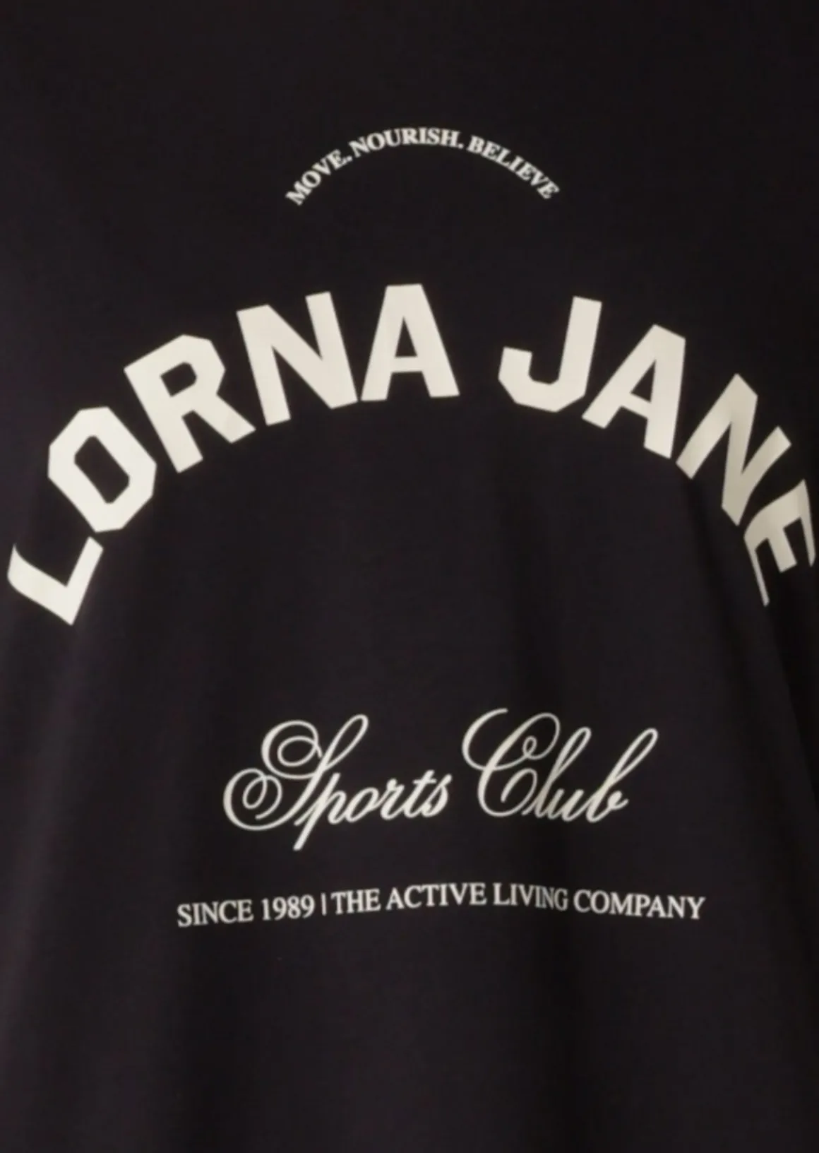 Lorna Jane Sports Club T-Shirt MidnightBlue Outlet