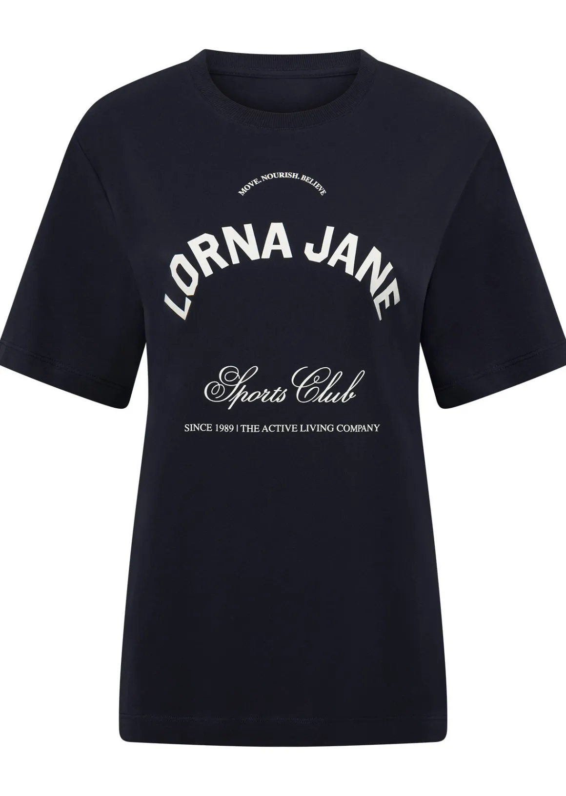 Lorna Jane Sports Club T-Shirt MidnightBlue Outlet