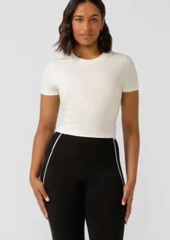 Lorna Jane Sprint To Swim T Shirt Porcelain Hot