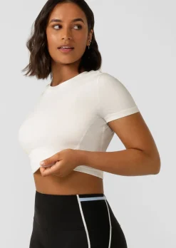 Lorna Jane Sprint To Swim T Shirt Porcelain Hot