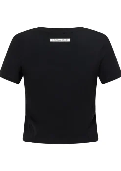 Lorna Jane Sprint To Swim T Shirt Black New