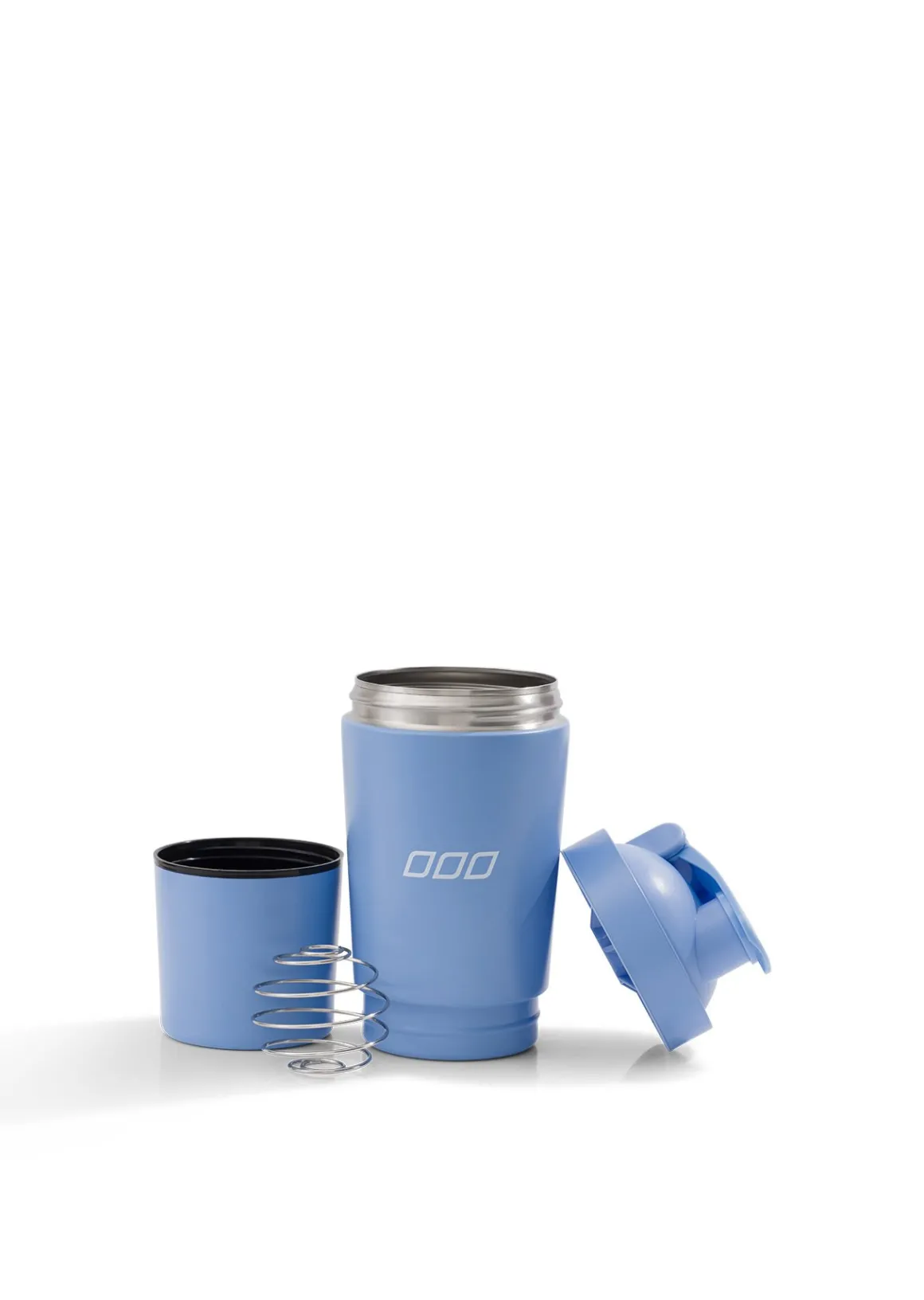 Lorna Jane Stainless Steel Compartment Protein Shaker LightMoontide Discount