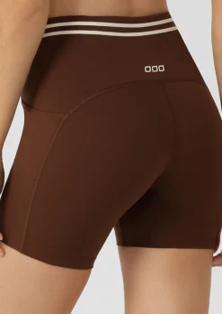 Lorna Jane Stash It All 3 Pocket 14cm Bike Shorts Espresso Sale