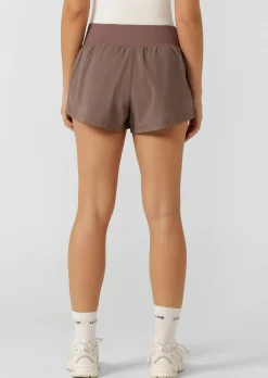 Lorna Jane Stretch & Stride Pocket Run Short Stone Clearance