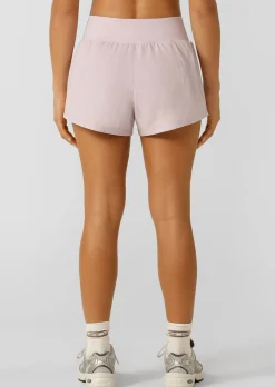 Lorna Jane Stretch & Stride Pocket Run Short PaleOrchidLilac Discount