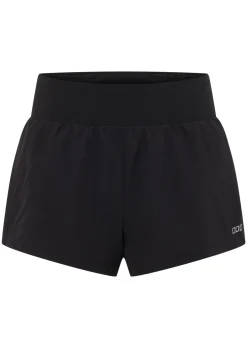 Lorna Jane Stretch & Stride Pocket Run Short Black Hot