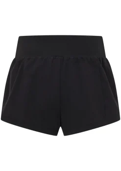 Lorna Jane Stretch & Stride Pocket Run Short Black Hot