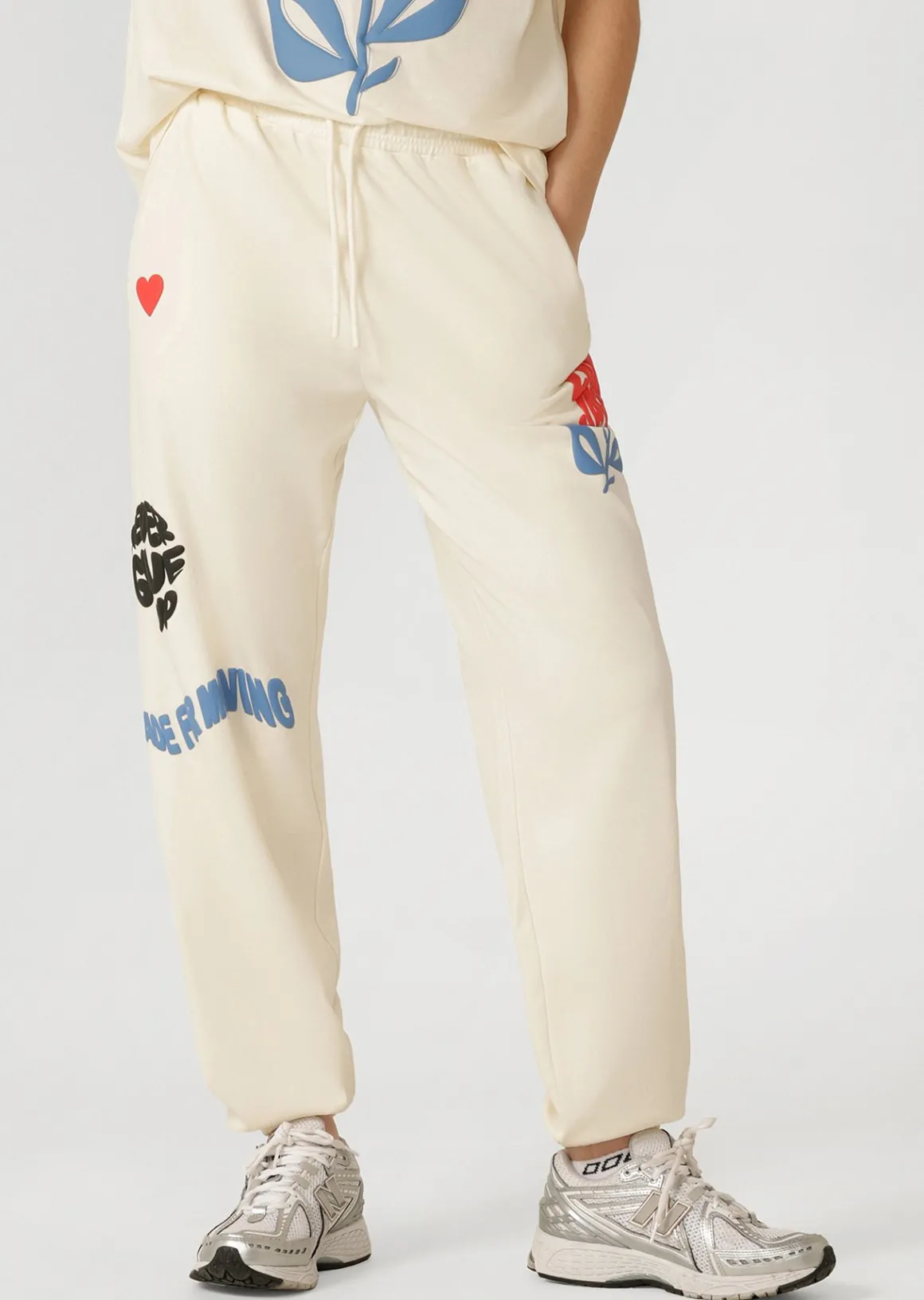 Lorna Jane Summer Track Pant Cream Discount
