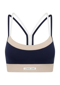 Lorna Jane Sunrise Circuit Sports Bra FrenchNavy Outlet