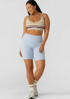 Lorna Jane Sunset Stripe Seamless Bralette SunsetStripe Best