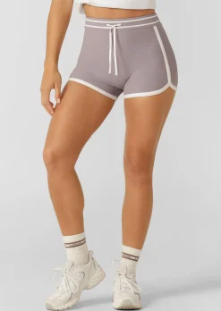 Lorna Jane Sweat To Surf Cheeky Bike Shorts PurpleAsh Discount