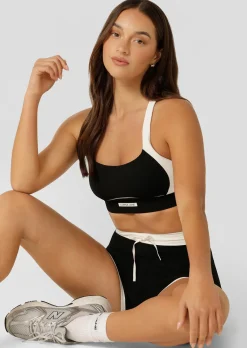 Lorna Jane Sweat to Surf Sports Bra Black