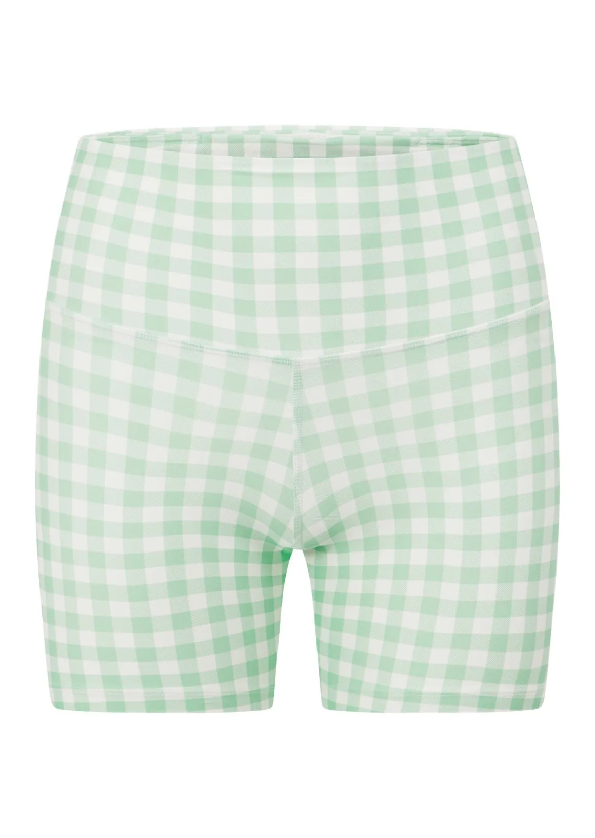 Lorna Jane Sweet Gingham 14cm Bike Shorts SoftMintRanchGinghamPrint Best