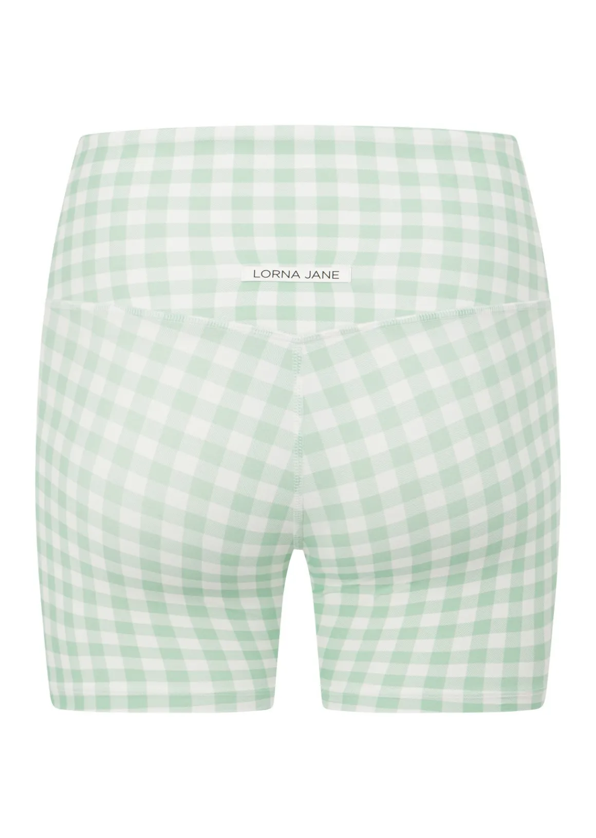Lorna Jane Sweet Gingham 14cm Bike Shorts SoftMintRanchGinghamPrint Best