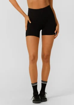 Lorna Jane Sweet Thing 12cm Bike Short Black Outlet