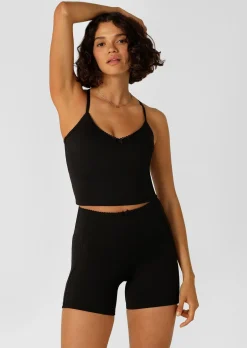 Lorna Jane Sweet Thing Cropped Bra Tank Combo Black Online