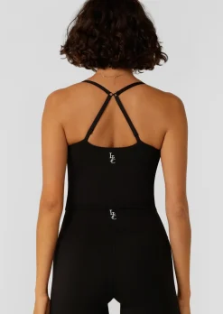 Lorna Jane Sweet Thing Cropped Bra Tank Combo Black Online
