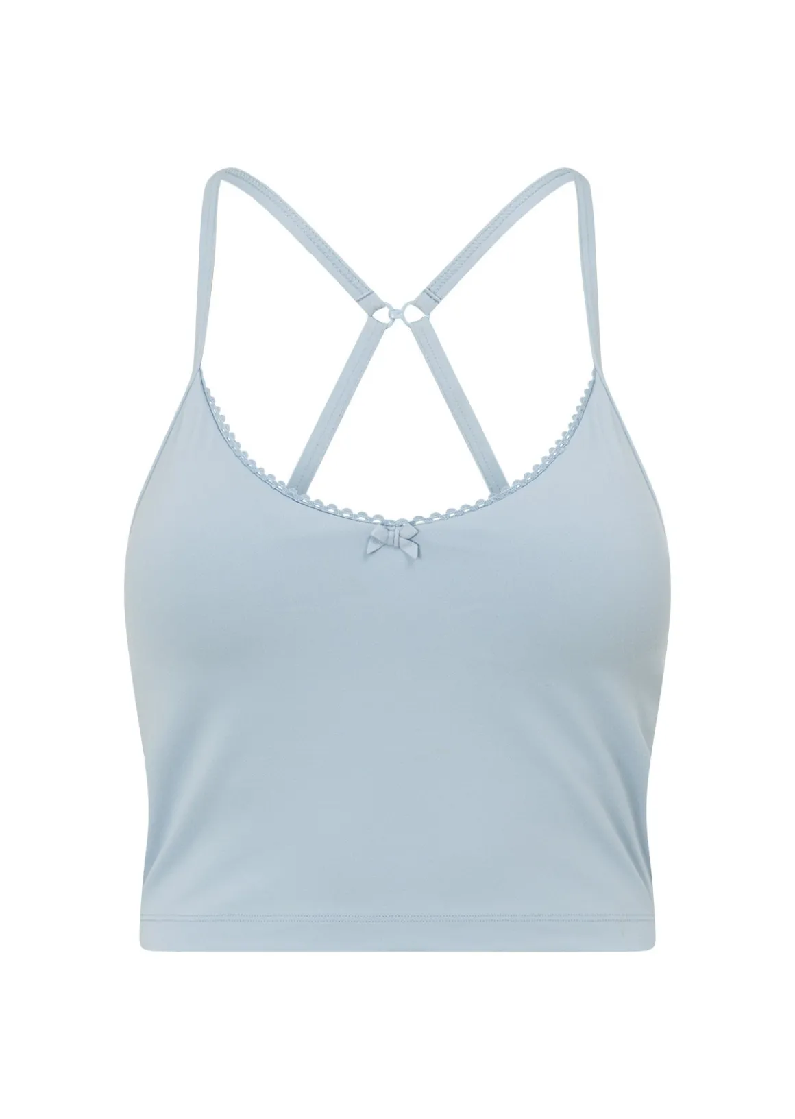 Lorna Jane Sweet Thing Cropped Bra Tank Combo LightGlacierBlue