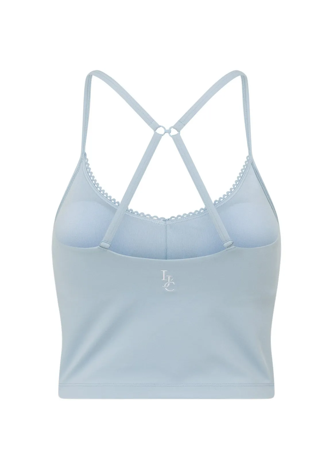 Lorna Jane Sweet Thing Cropped Bra Tank Combo LightGlacierBlue