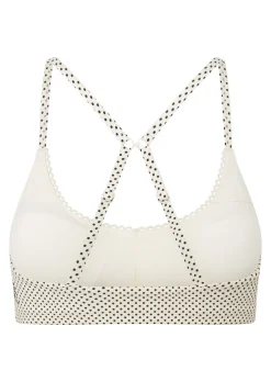Lorna Jane Sweet Thing Polka Dot Sports Bra MiniDotCreamPrint Sale