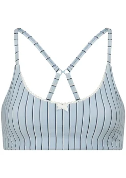 Lorna Jane Sweet Thing Stripe All Day Sports Bra BlueStripe Outlet