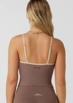 Lorna Jane Sweetheart Tank Bra Combo Stone Best