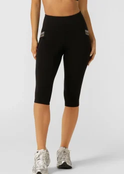 Lorna Jane Swift 3 Pocket 3/4 Leggings Black Online