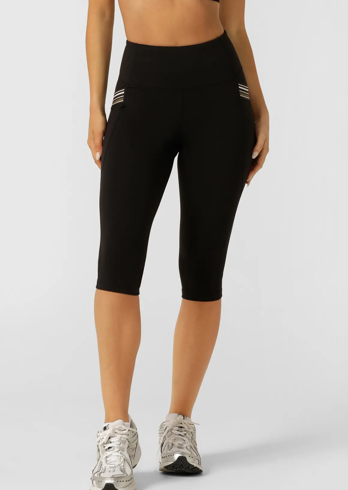 Lorna Jane Swift 3 Pocket 3/4 Leggings Black Online