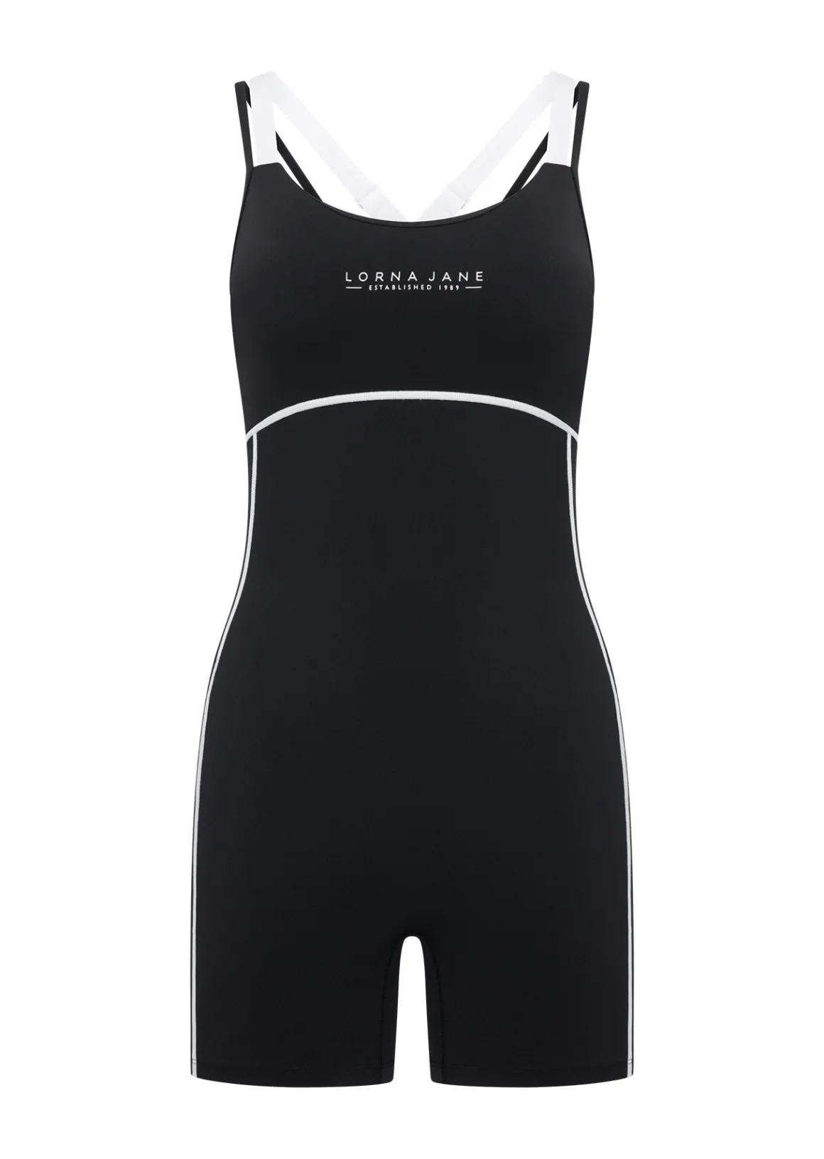 Lorna Jane Swift Motion No Ride 12cm Bodysuit Black New