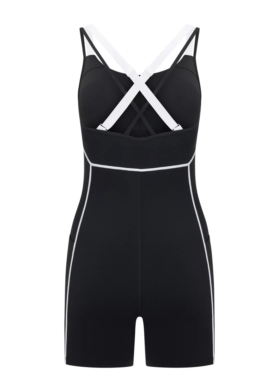 Lorna Jane Swift Motion No Ride 12cm Bodysuit Black New
