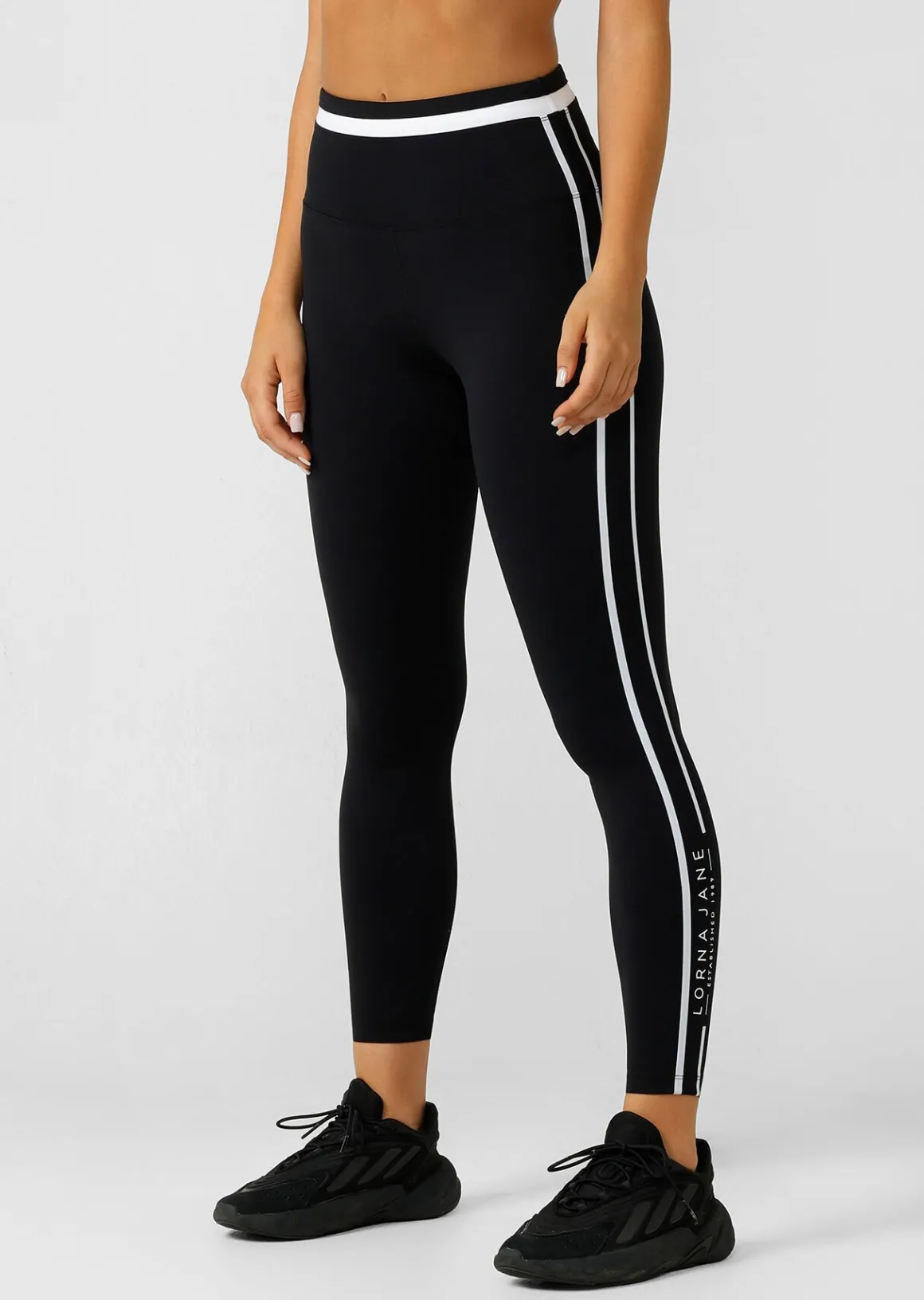Lorna Jane Swift Motion Recycled Ankle Biter Biter Leggings Black Outlet